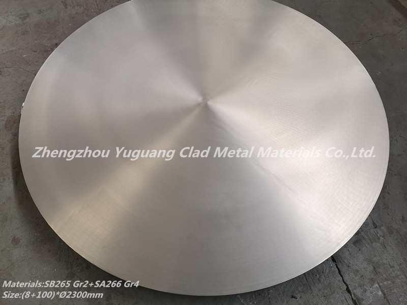 Tianium/Steel Clad Plate