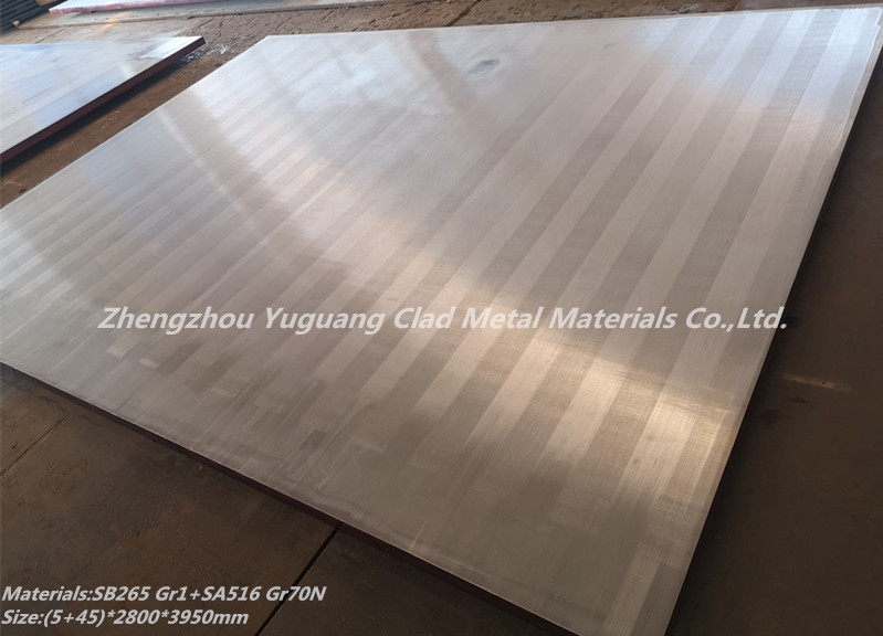Titanium SB265/Steel SA516 Gr70 Clad Plate