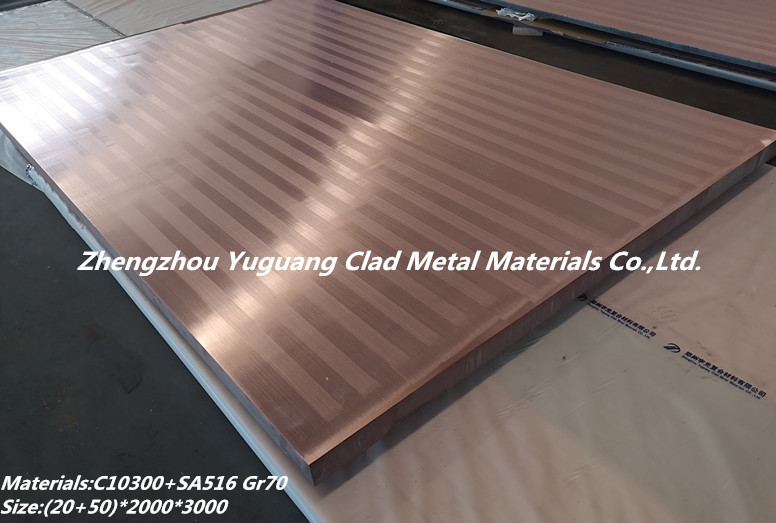 Copper/Steel Clad Plate