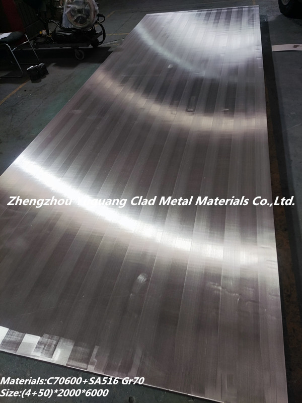 C70600+Steel Clad Plate
